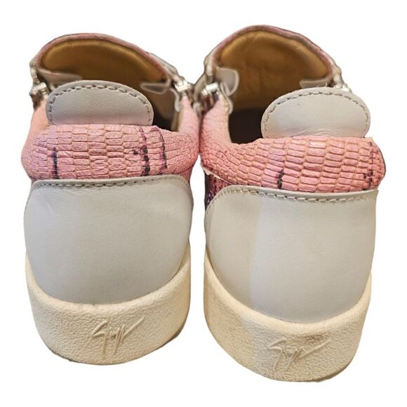 GIUSEPPE ZANOTTI‎ Womens Leather Low Top Sneakers - Size 39/8 - Picture 4 of 8